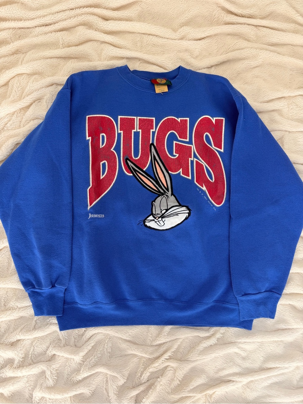 1993 Bugs Bunny vintage Looney Tunes Jostens crewneck sweatshirt Sz L
